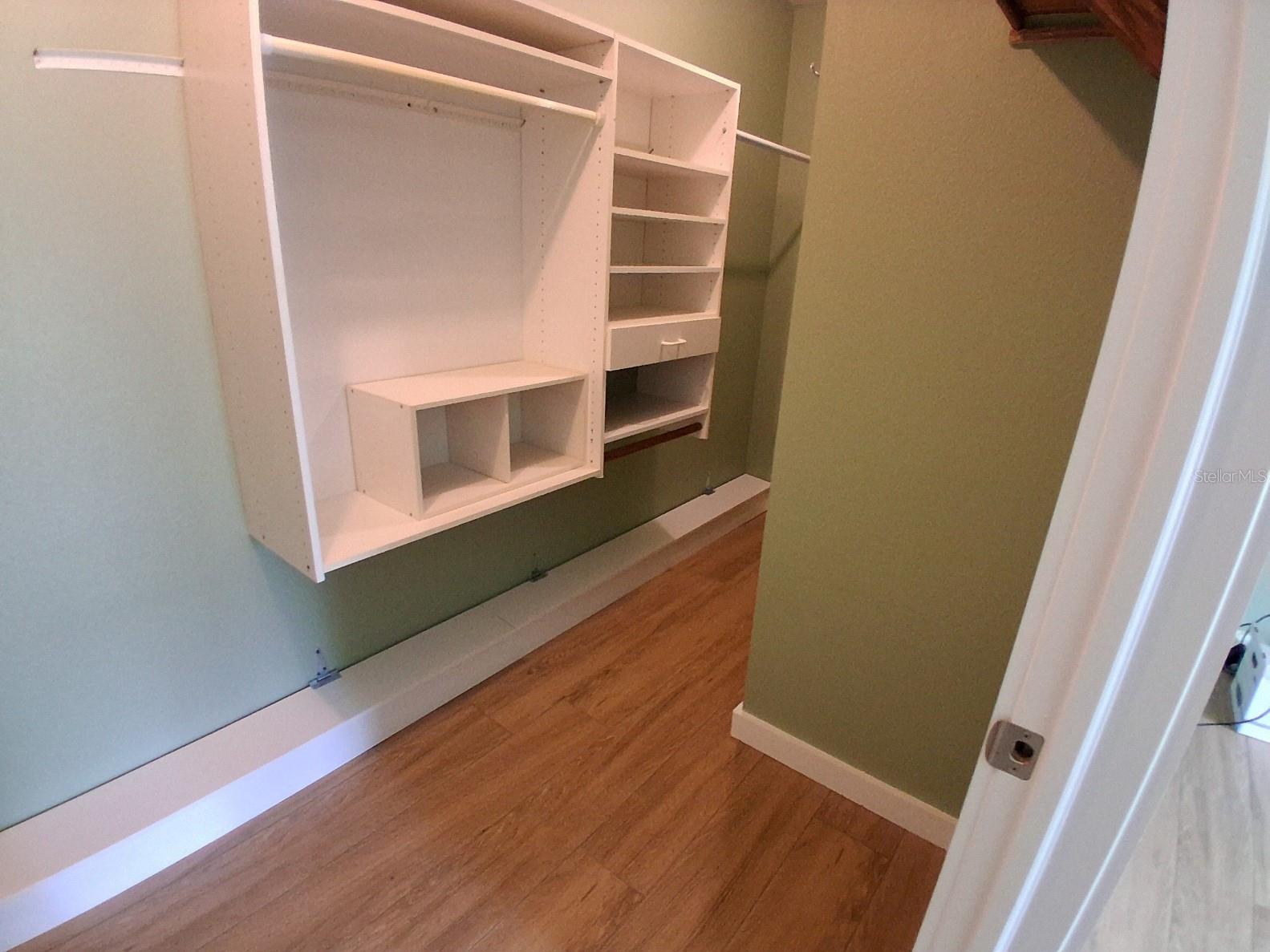 Master bedroom closet