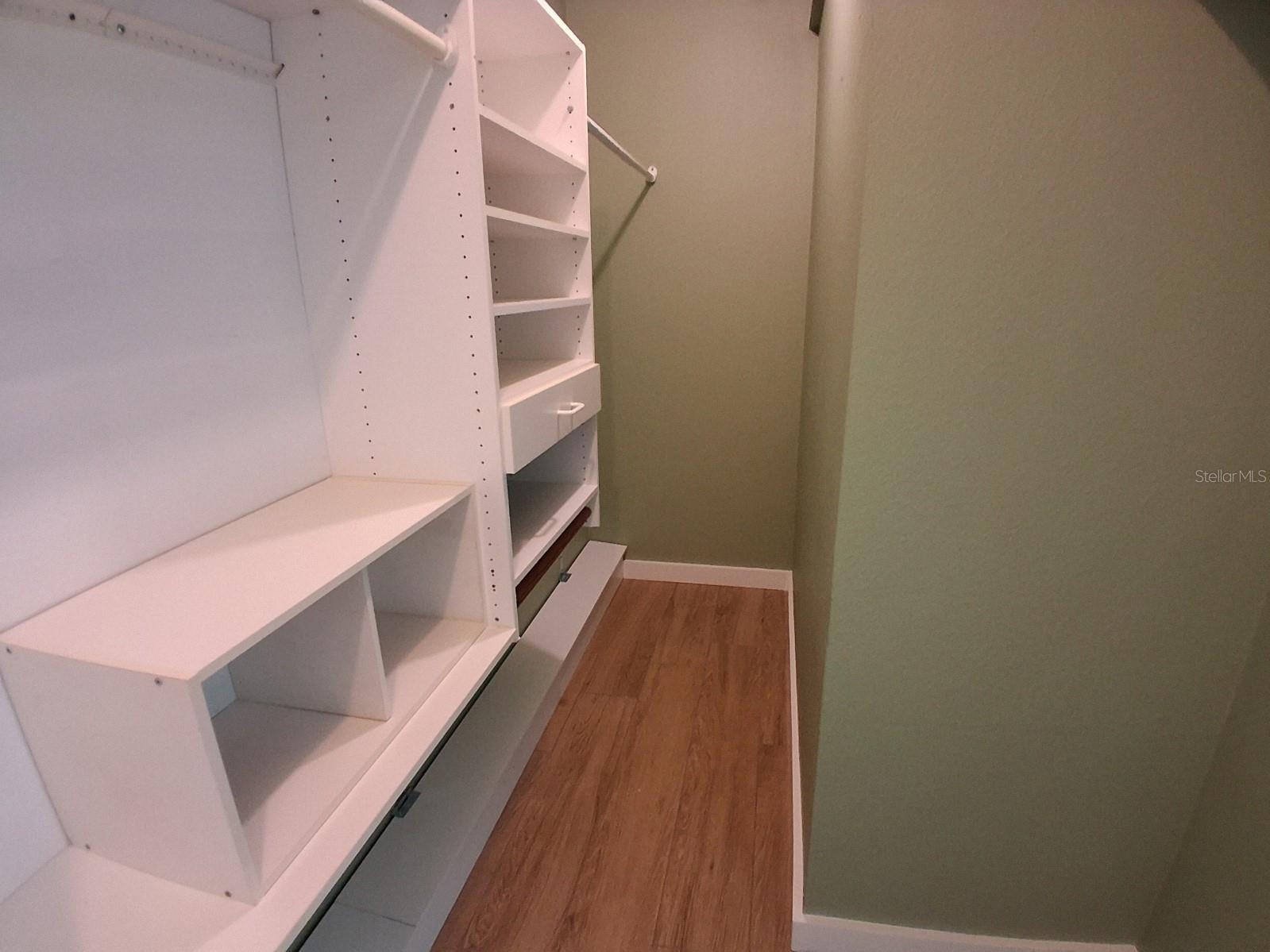 Master bedroom closet