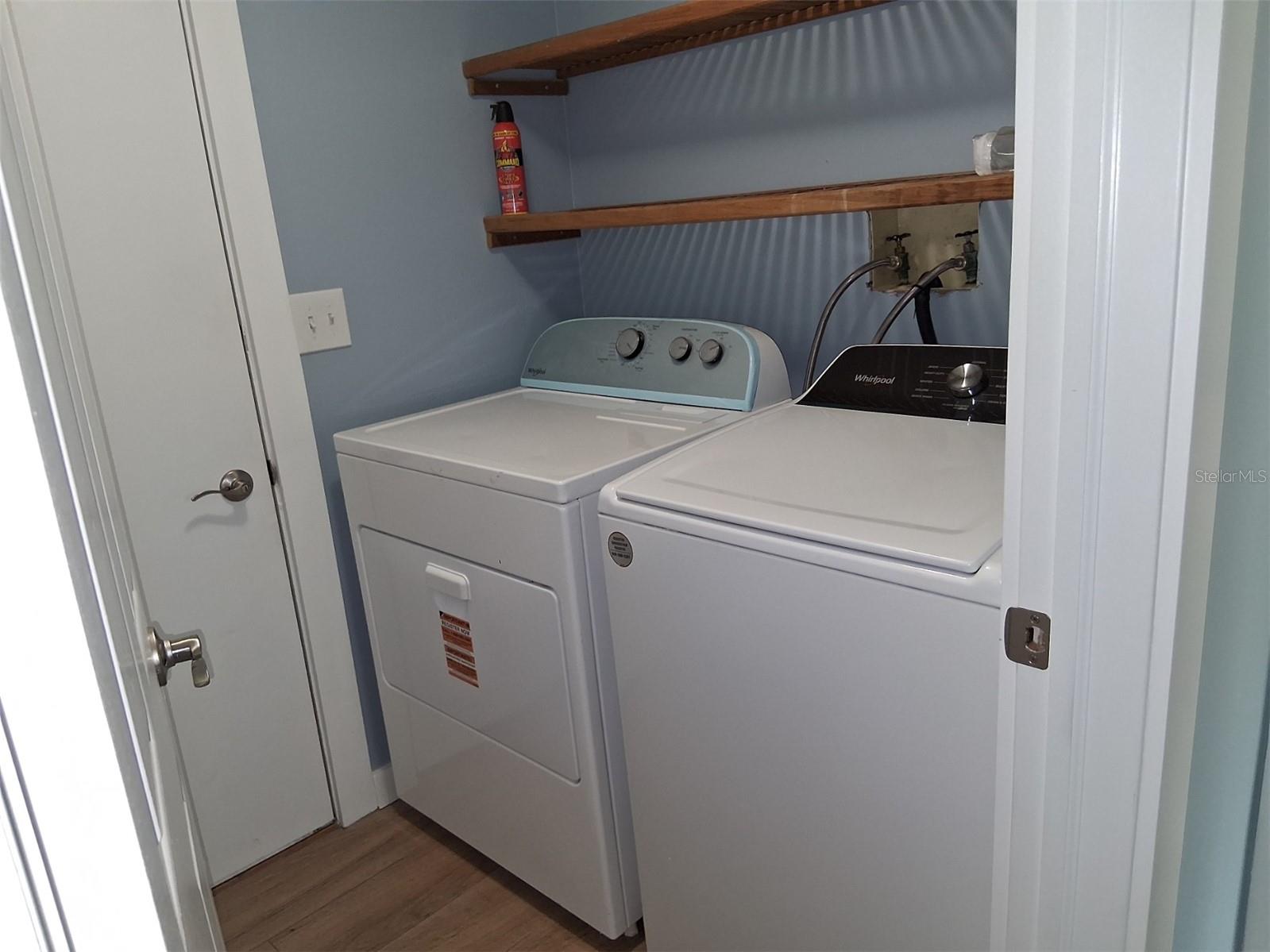 Laundry room - new dryer & newer washer included - both Whirlpool