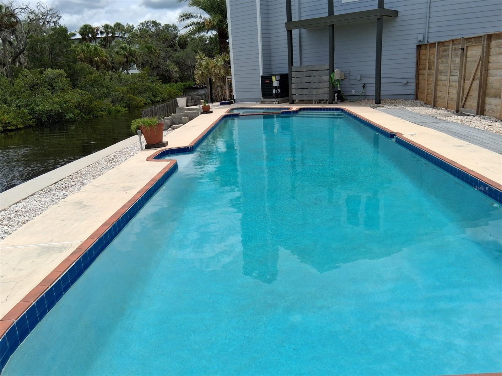 King size play pool measures 40'x12'!