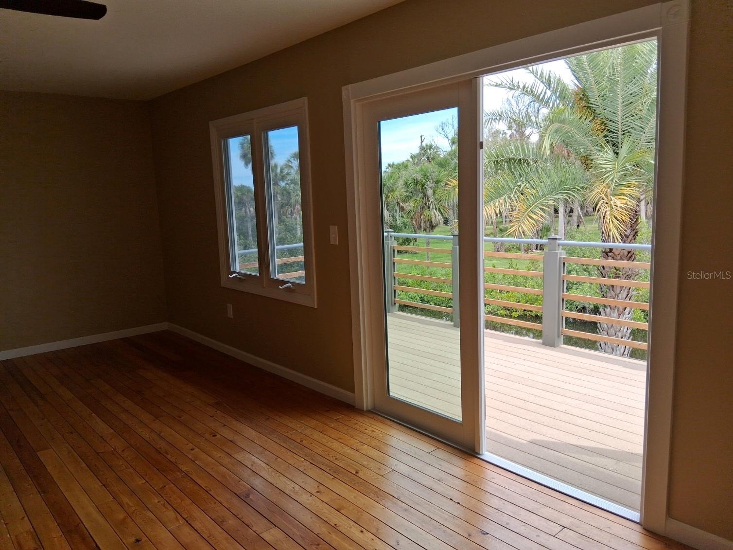 Loft room opens through, you guessed it - high-end double pane, wind resistant, French doors to the 16'x8' upper deck.