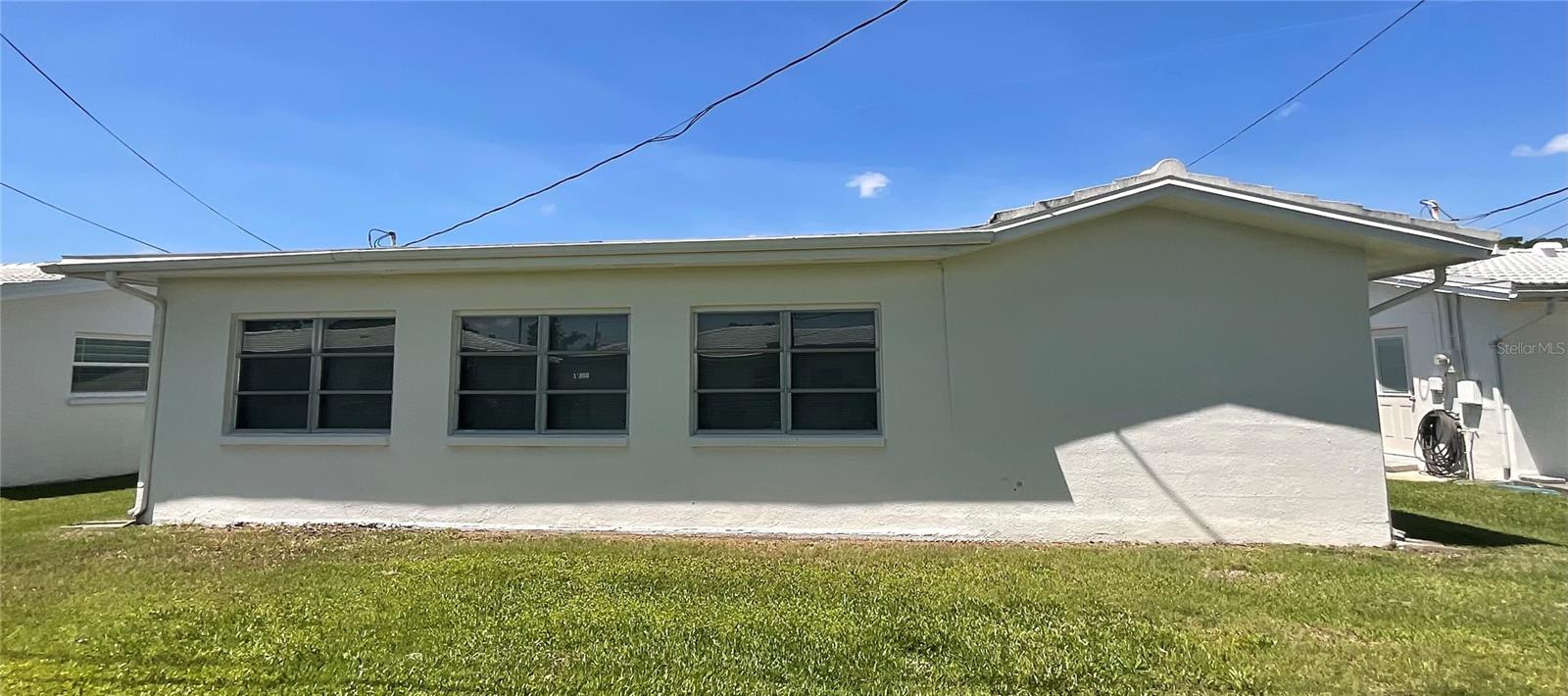Exterior-back of house