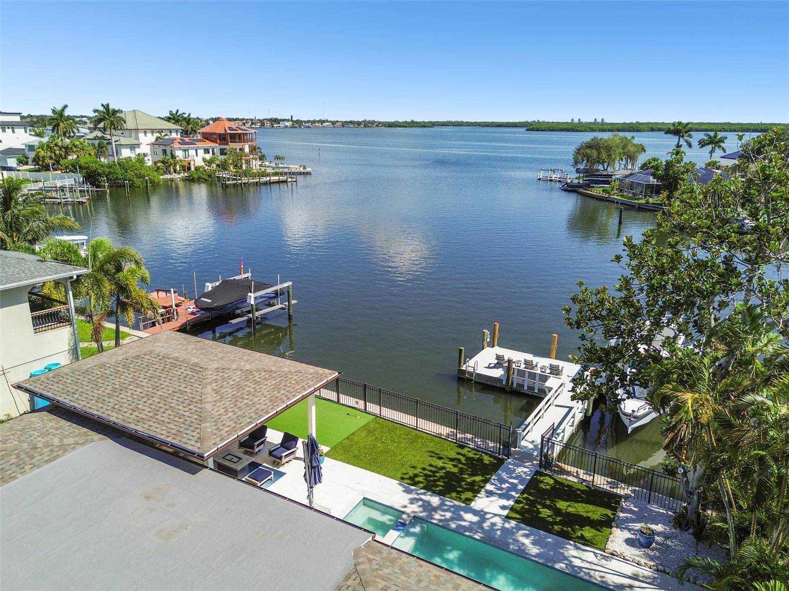 Main living areas, master & guest suite w/ water views