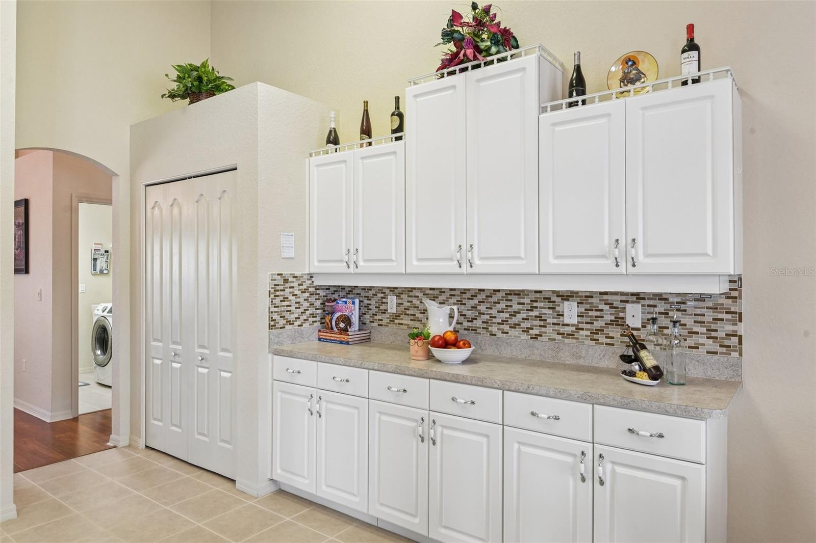 Pantry + Buffet Cabinet Area