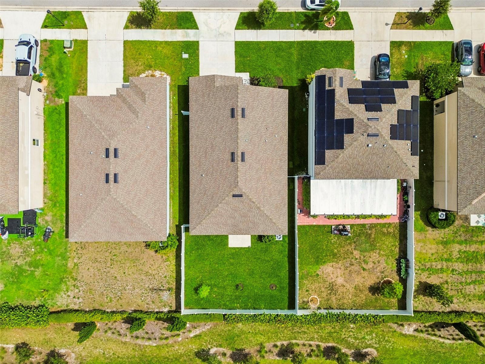 Aerial look at our home in the center!