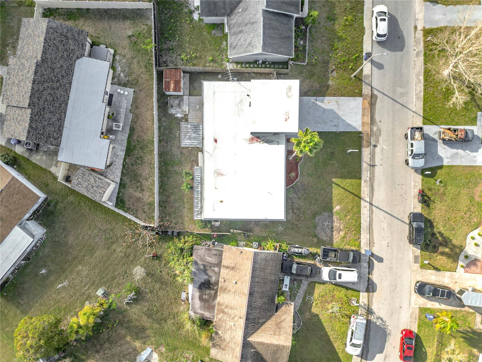 aerial of roof