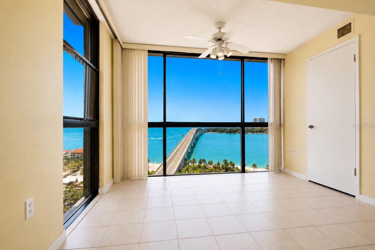 Living room with an amazing view.