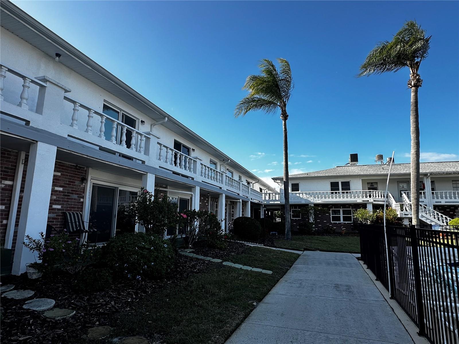 Unit Showing on Left Second Floor Exterior Back