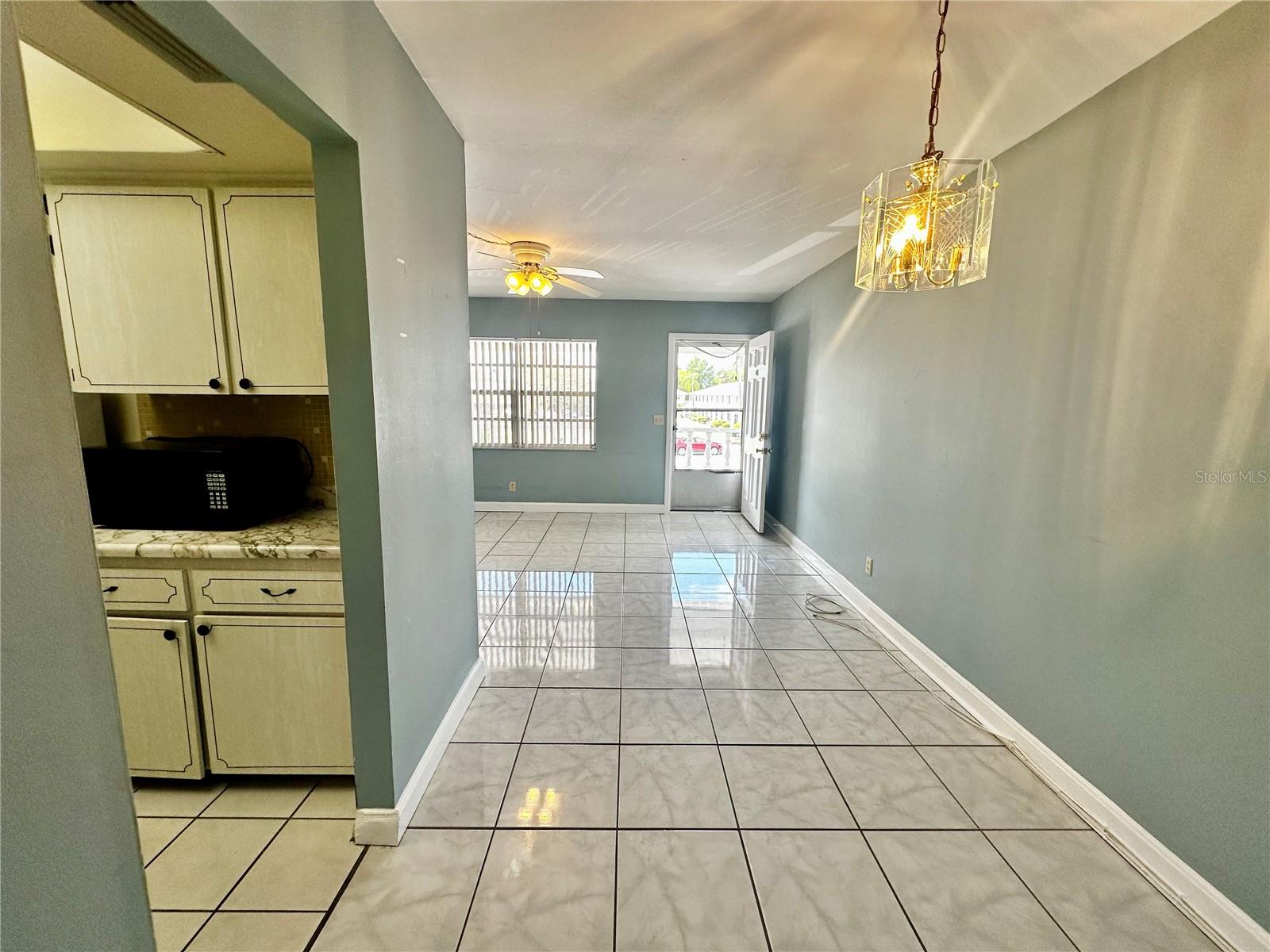 Dining Room View and Kitchen Entrance