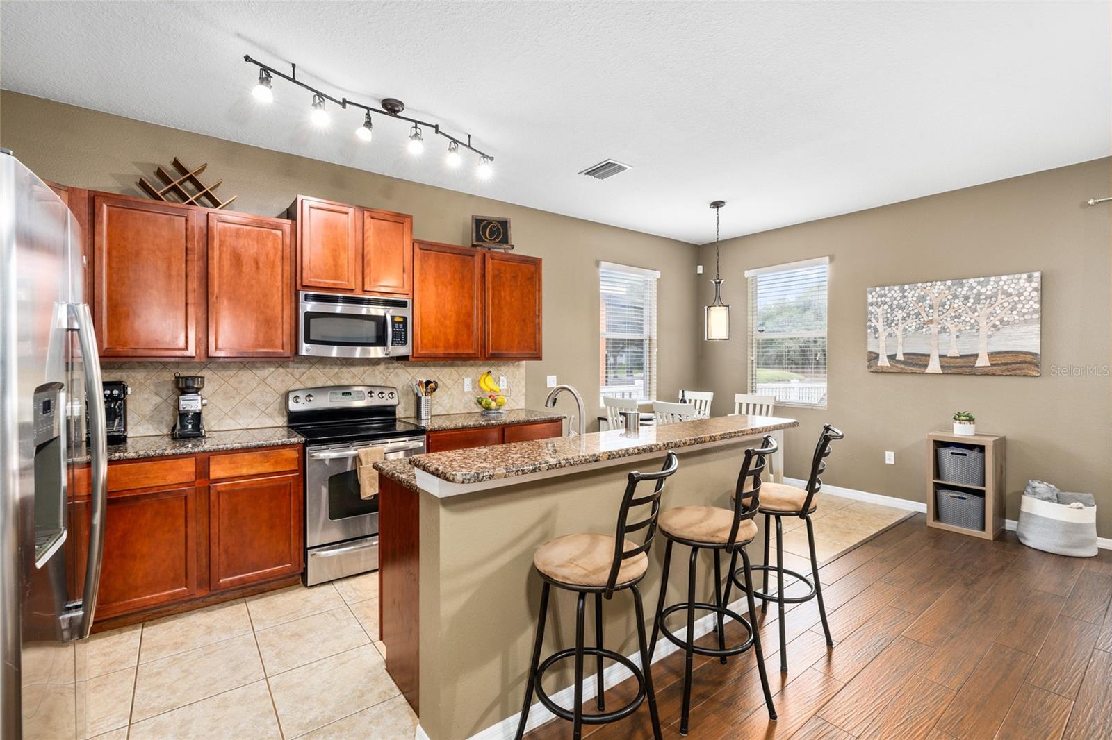 Kitchen with Granite Countertops