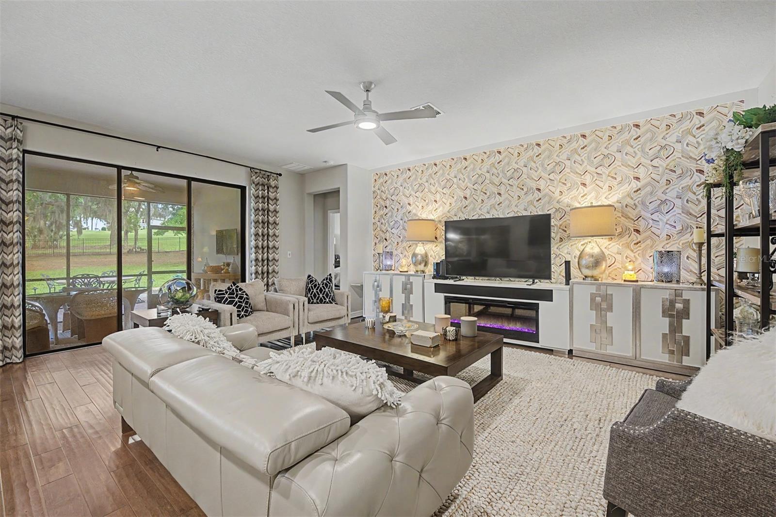 OPEN great room with sliding doors to Lanai