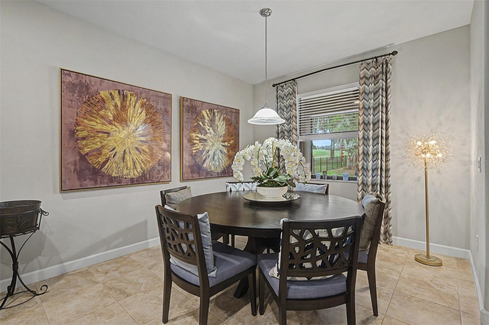 Eat in dining area OPEN to kitchen