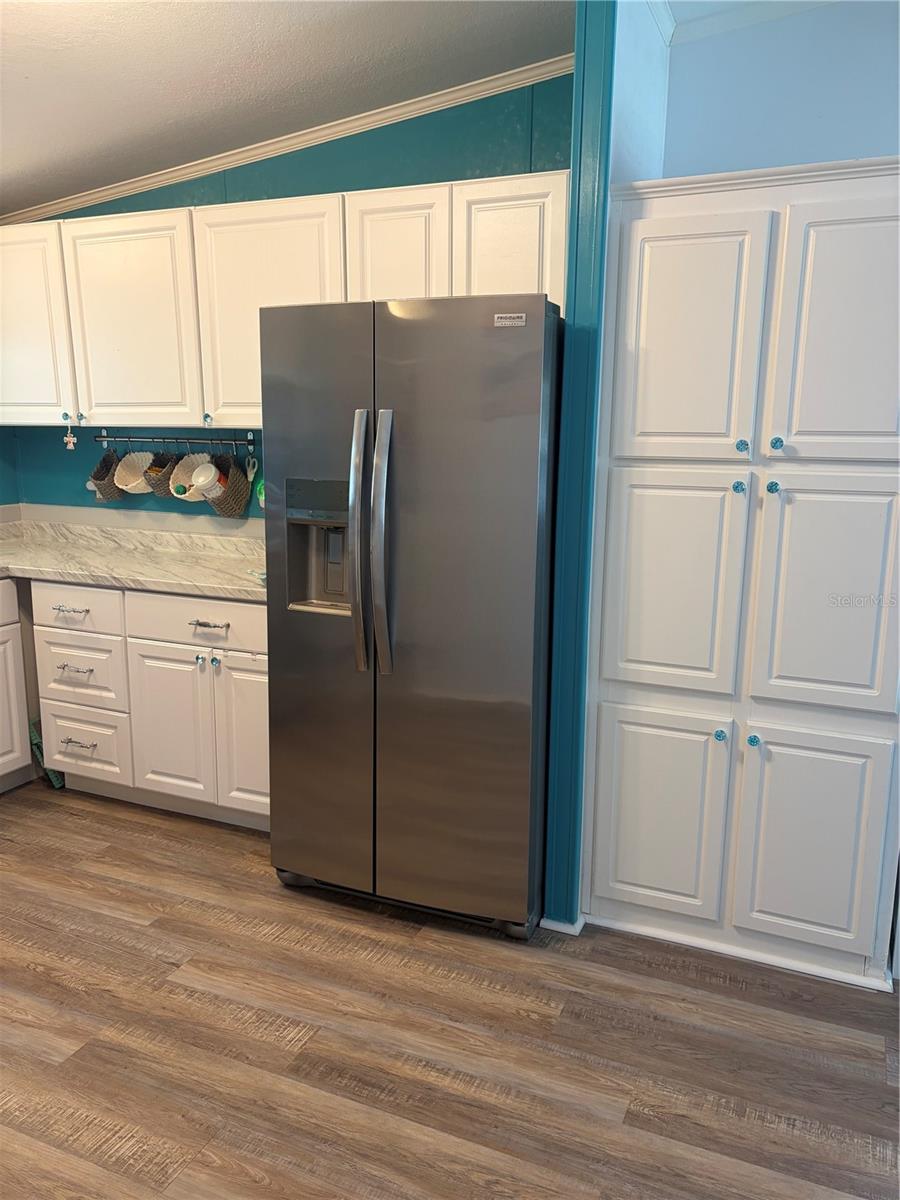 Beautiful kitchen with tons of storage.