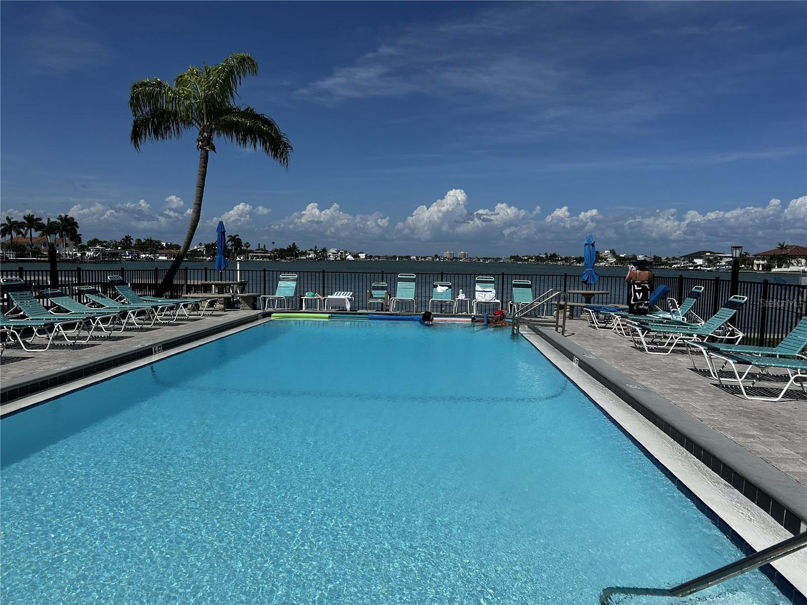 Back bay pool