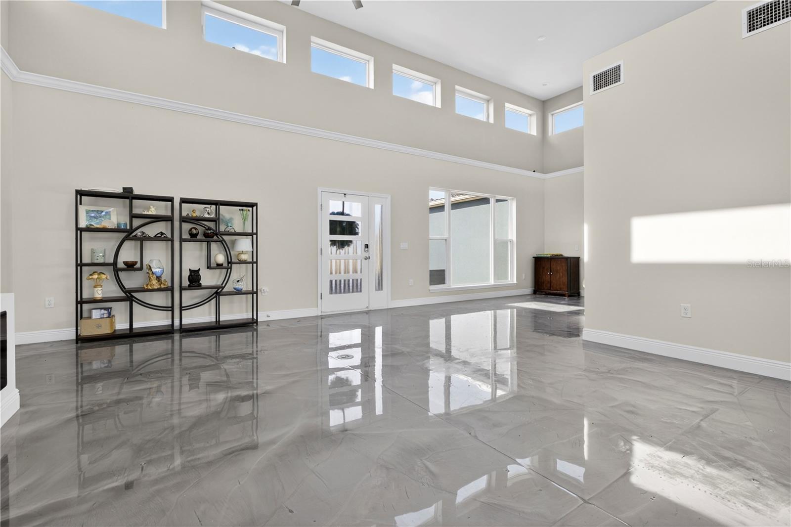 Great Room - View of the living room and dining room