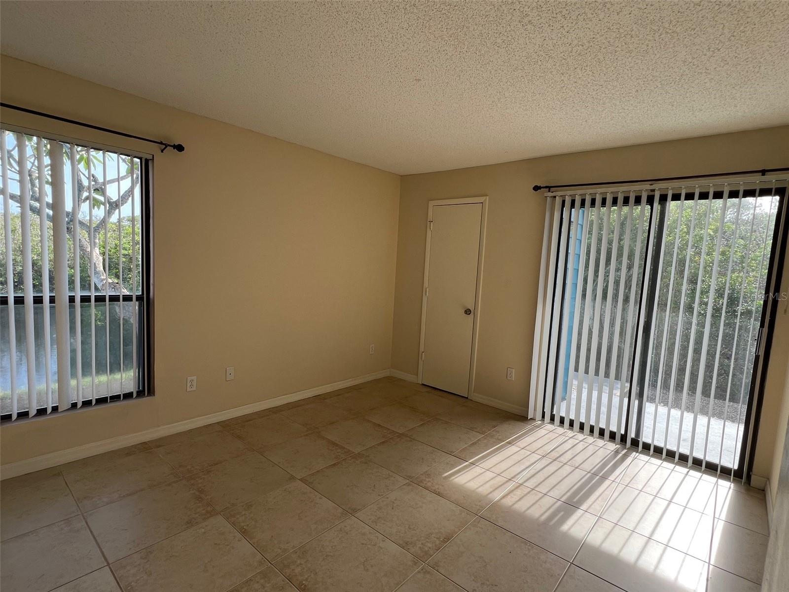 Bedroom 2 with patio access