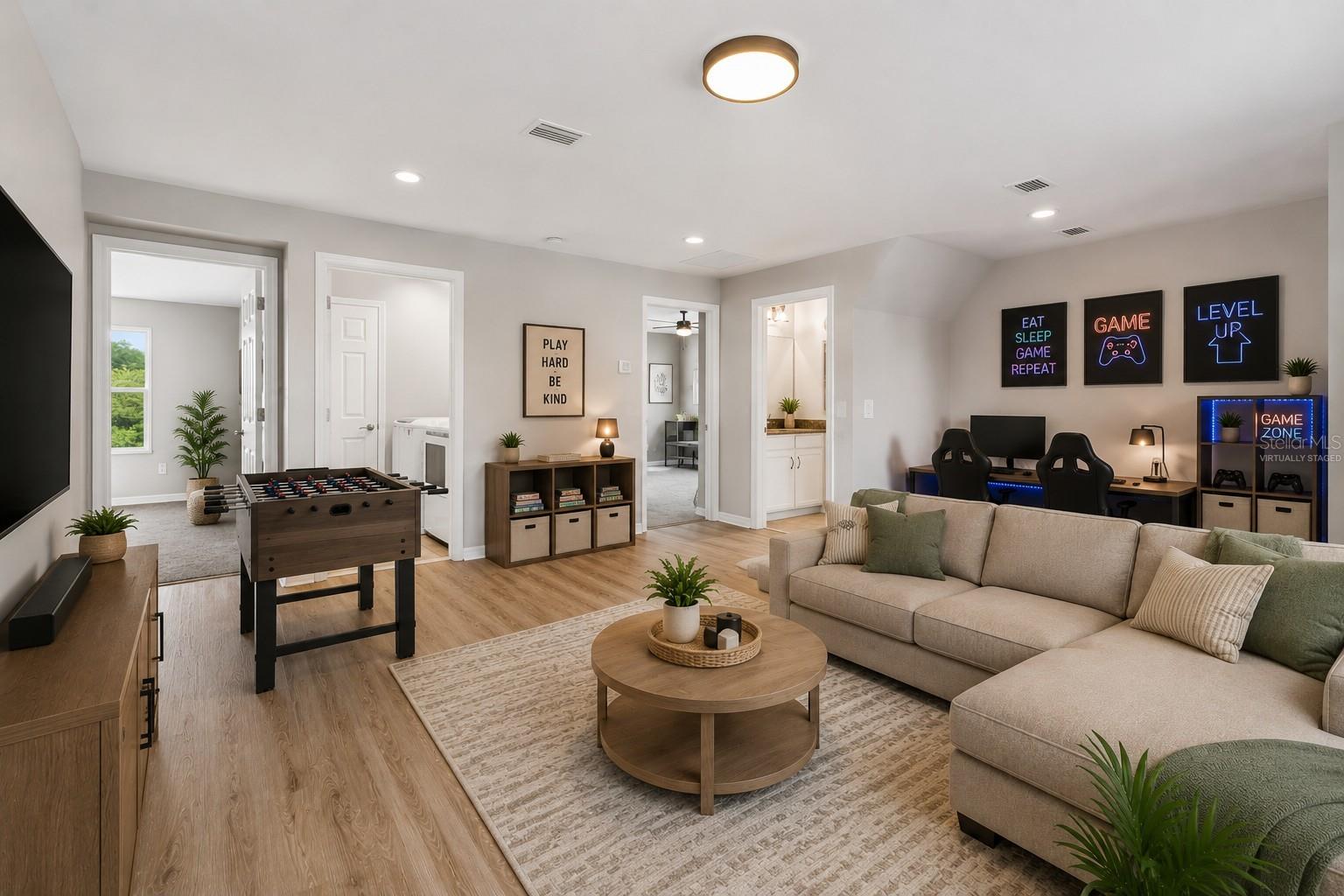 Loft AreaVirtually Staged