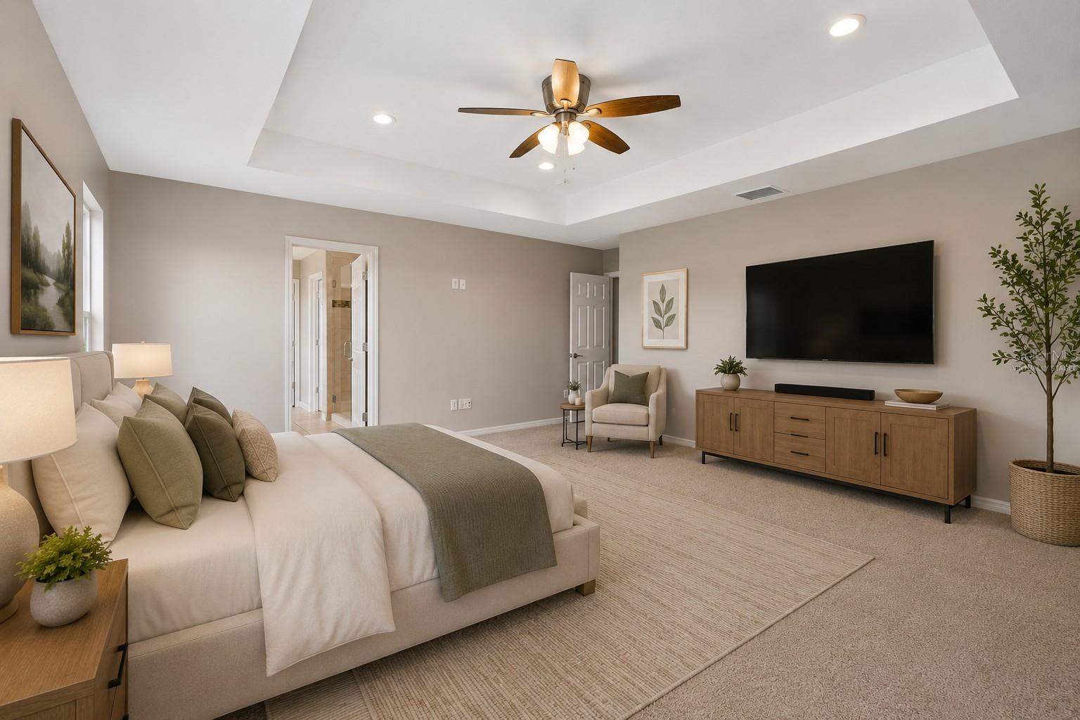 Primary BedroomVirtually Staged