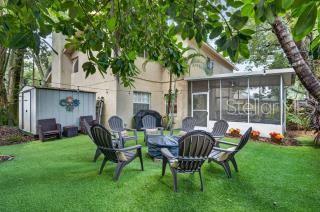 OUT BACK ENTERTAINING SPOT WITH FIRE PIT!