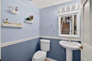 1/2 BATH/POWDER ROOM ON FIRST FLOOR