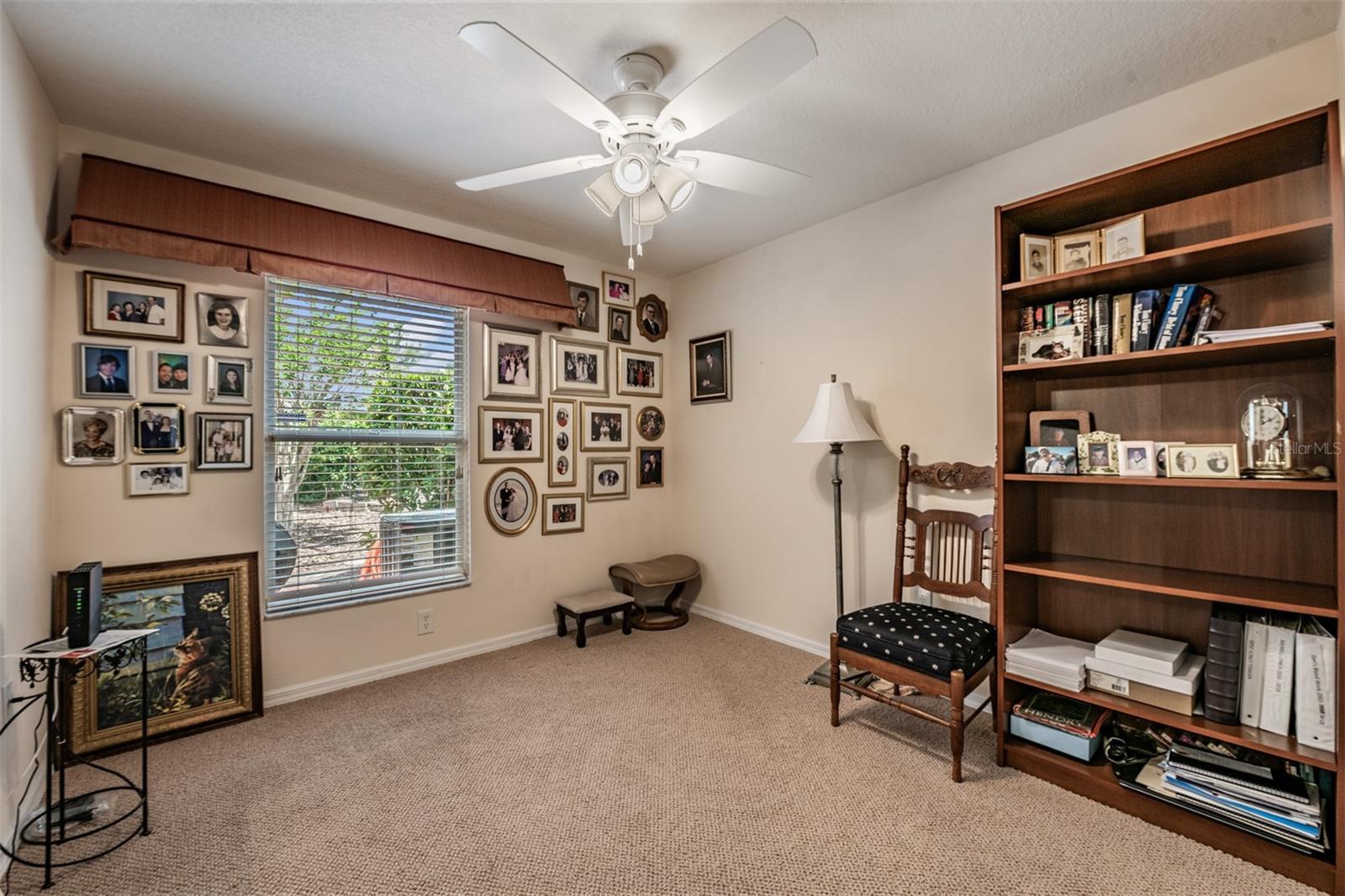 Guest Room, Ceiling Fan with light fixture.