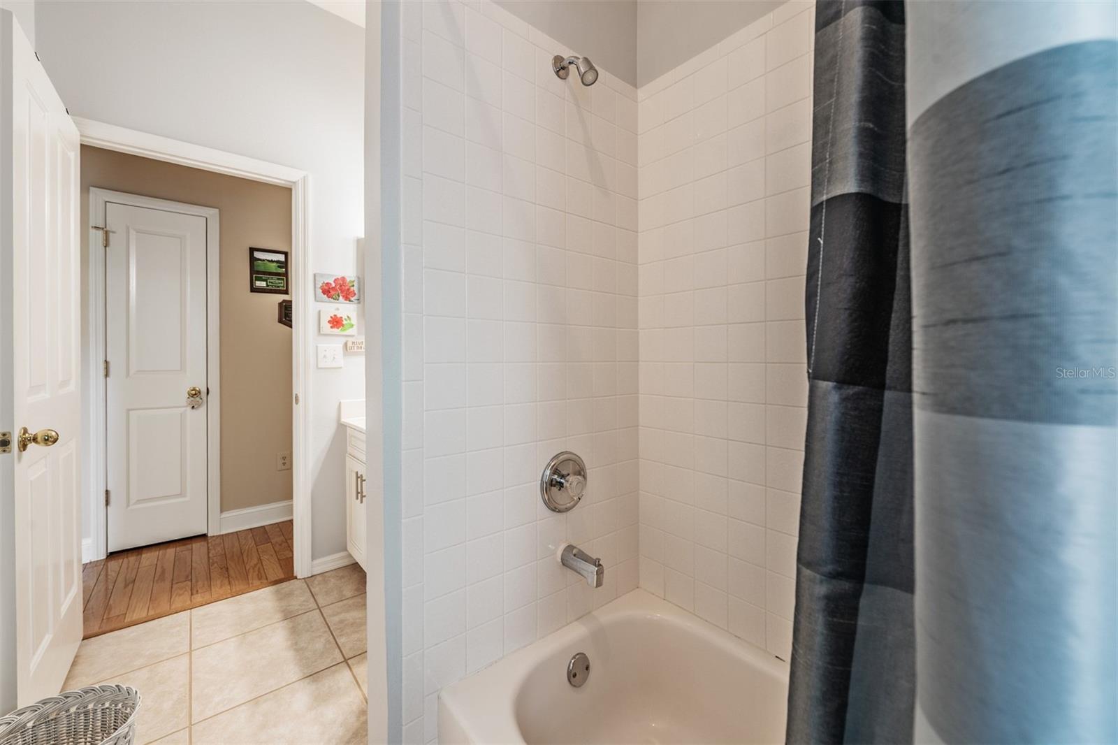 Guest Bathroom with Shower/Tub.