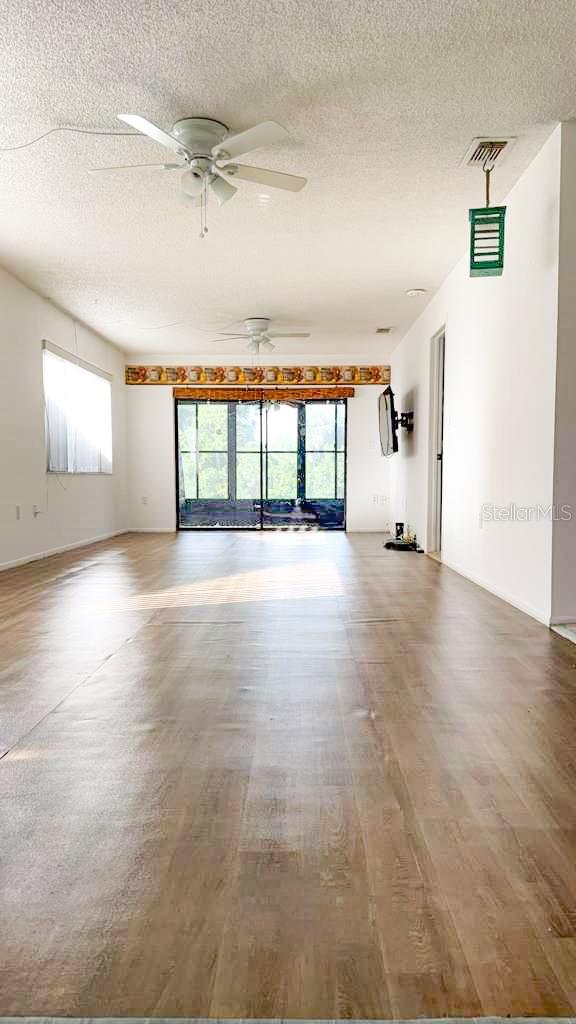 Dining room/living room to back patio/lanai.