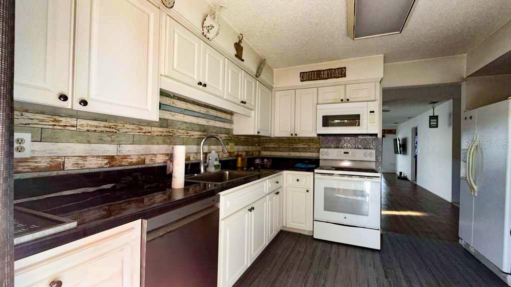 Kitchen from front patio view
