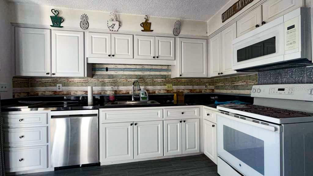 On side of the very spacious kitchen