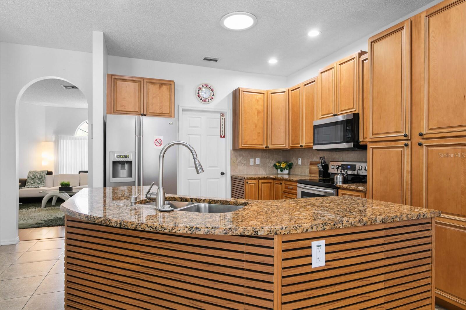Chefs Kitchen With Stainless Steel Appliances
