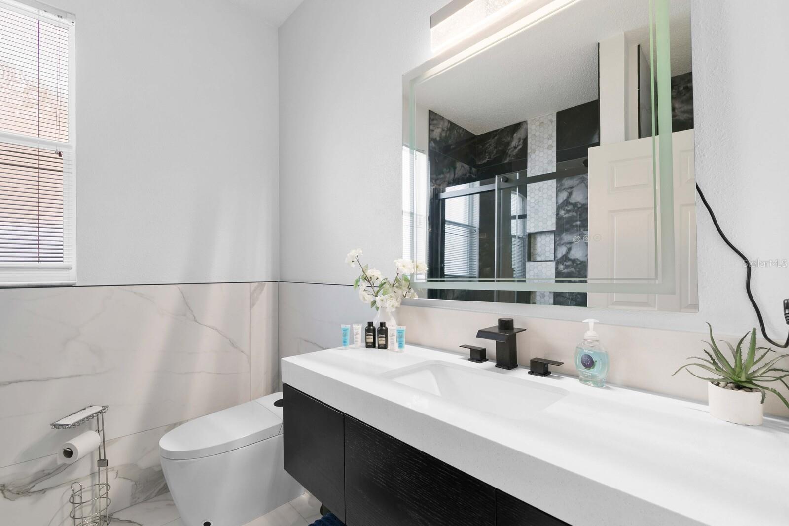 New Remodeled Gues Bath - Smart Toilet