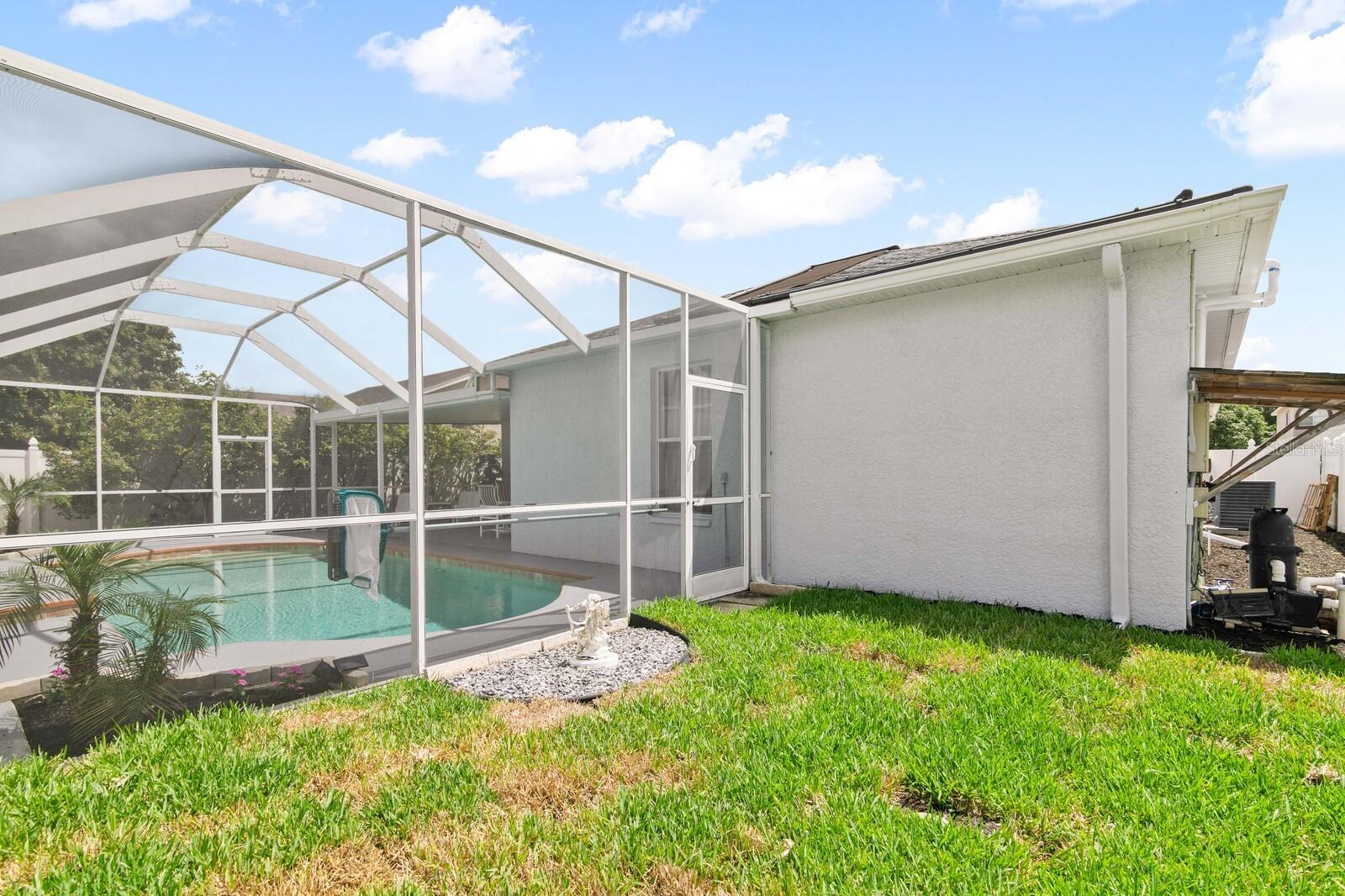 Back Yard and Side Yard