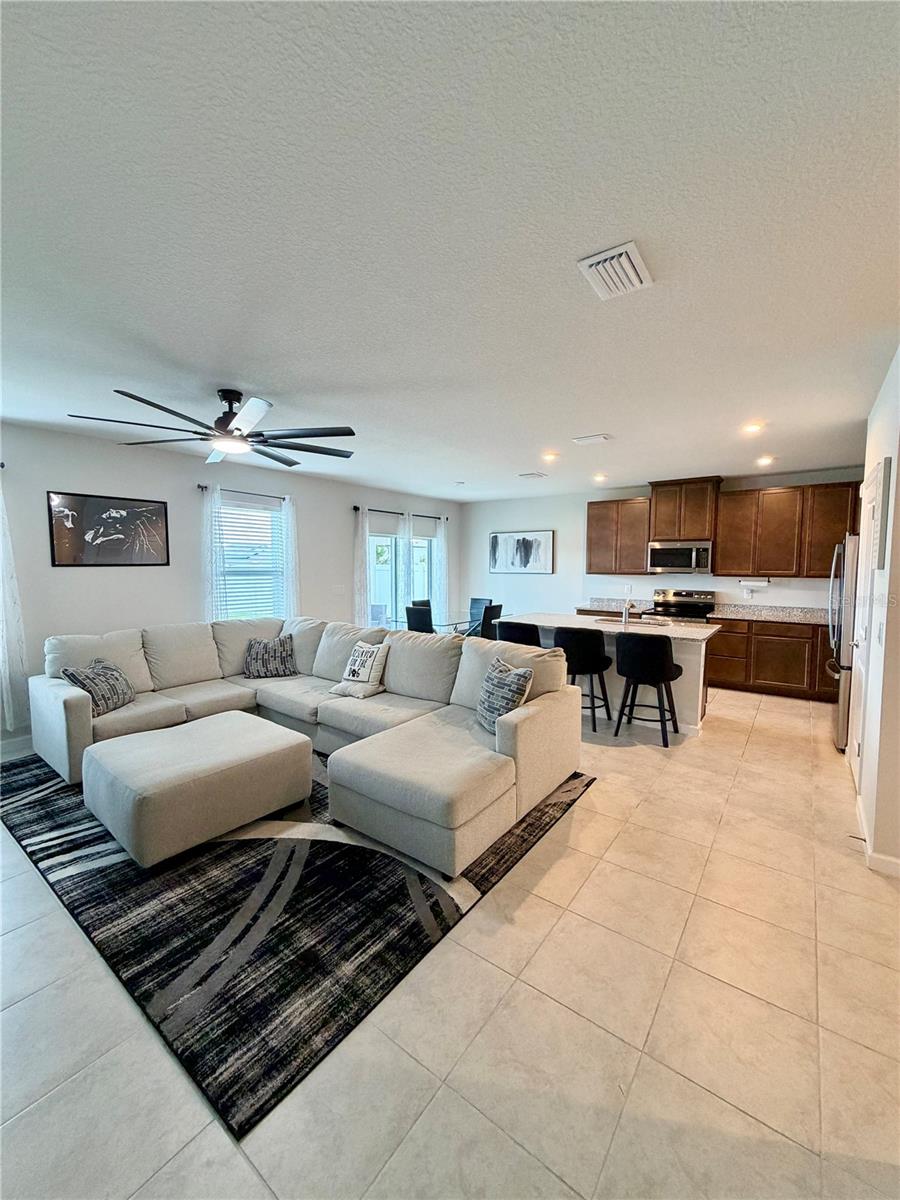 Living Room and Kitchen