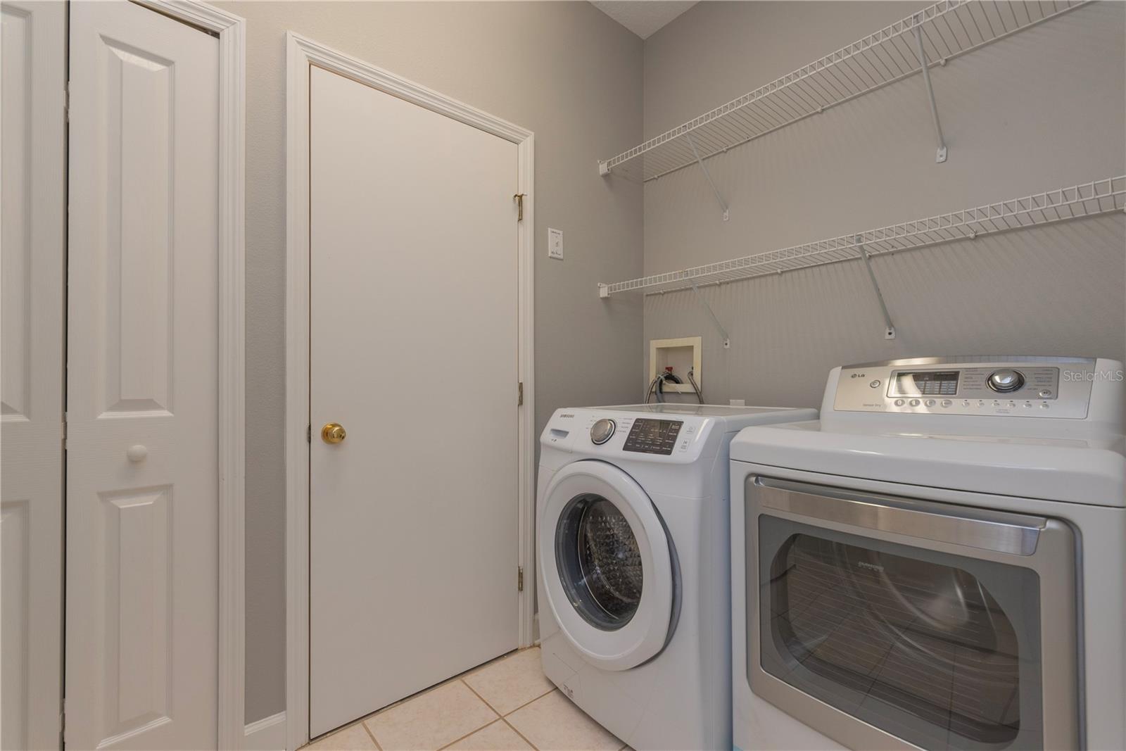 Laundry room.