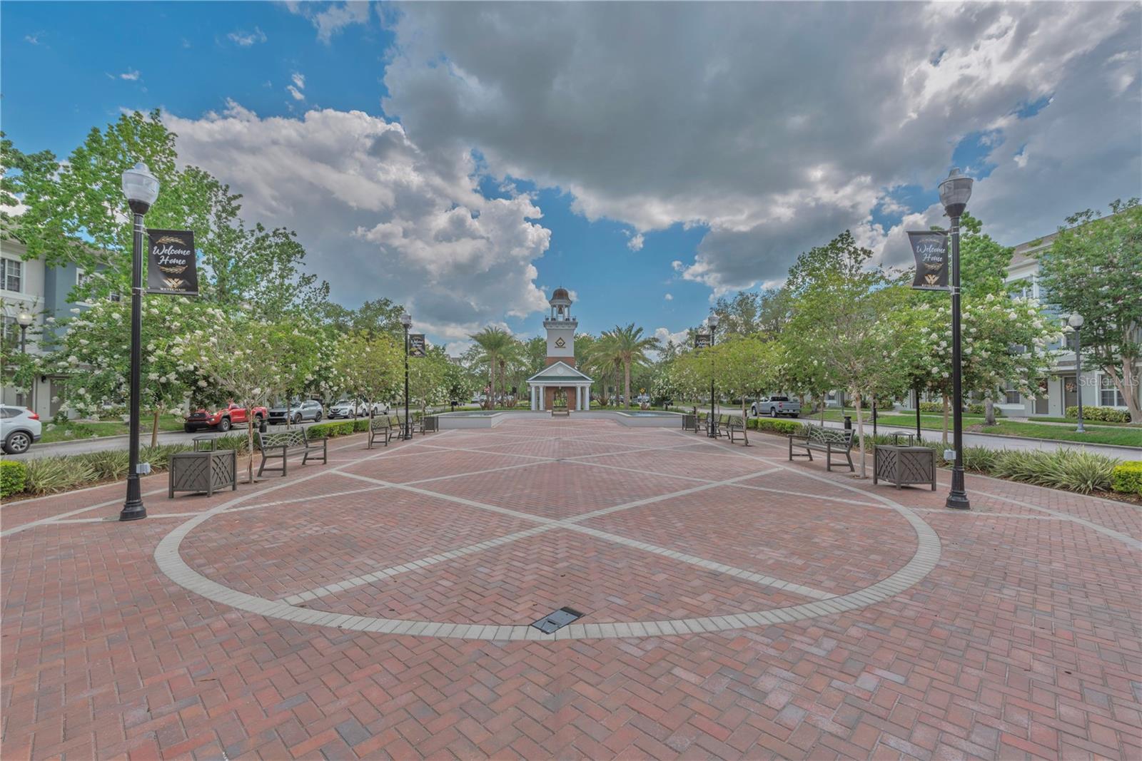 Community plaza.