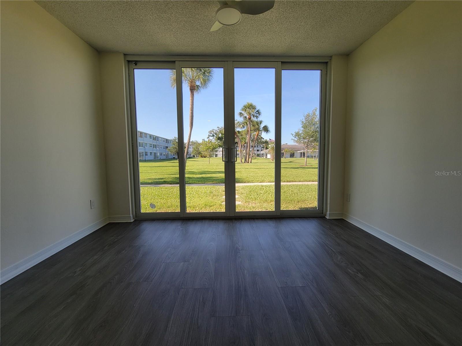 New sliding doors.