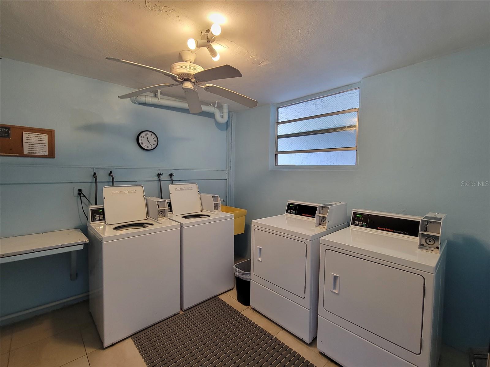 Laundry rooms on each floor throughout.