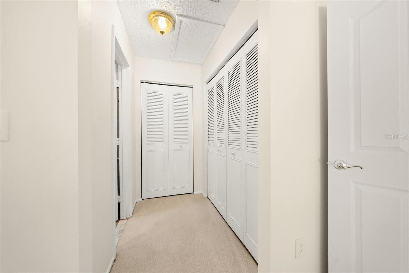 Primary bedroom closets