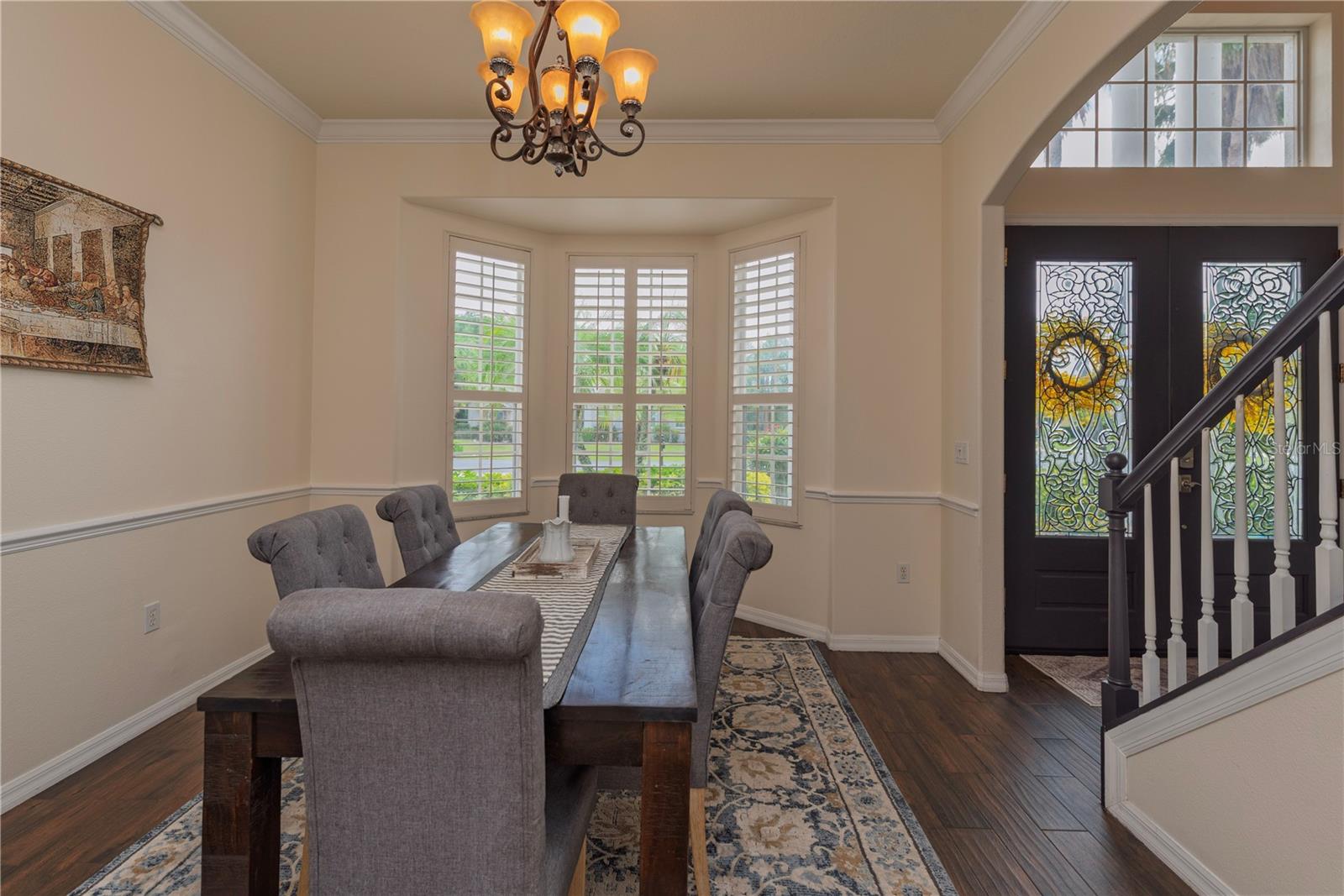 Formal dining room.