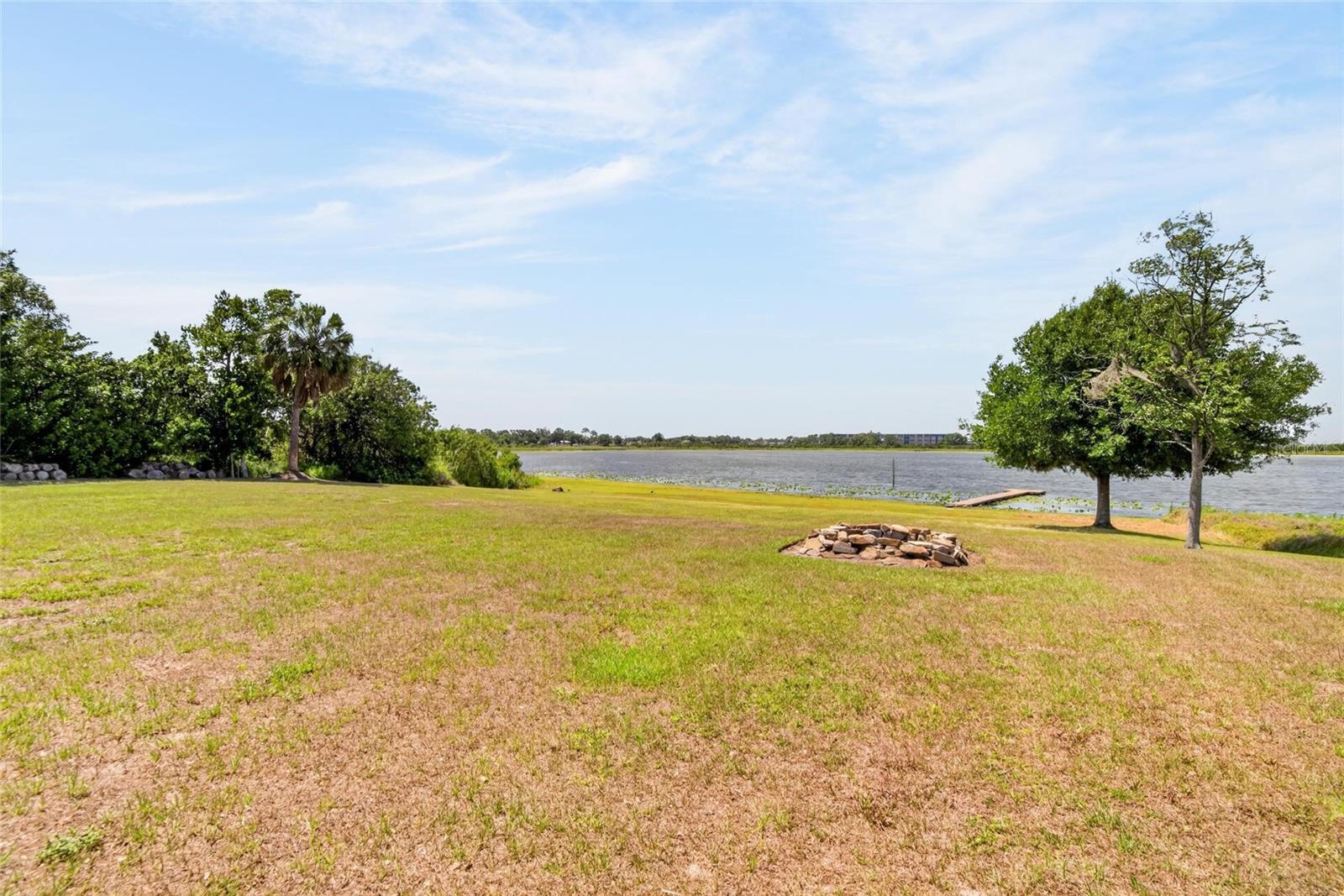 Rear of property