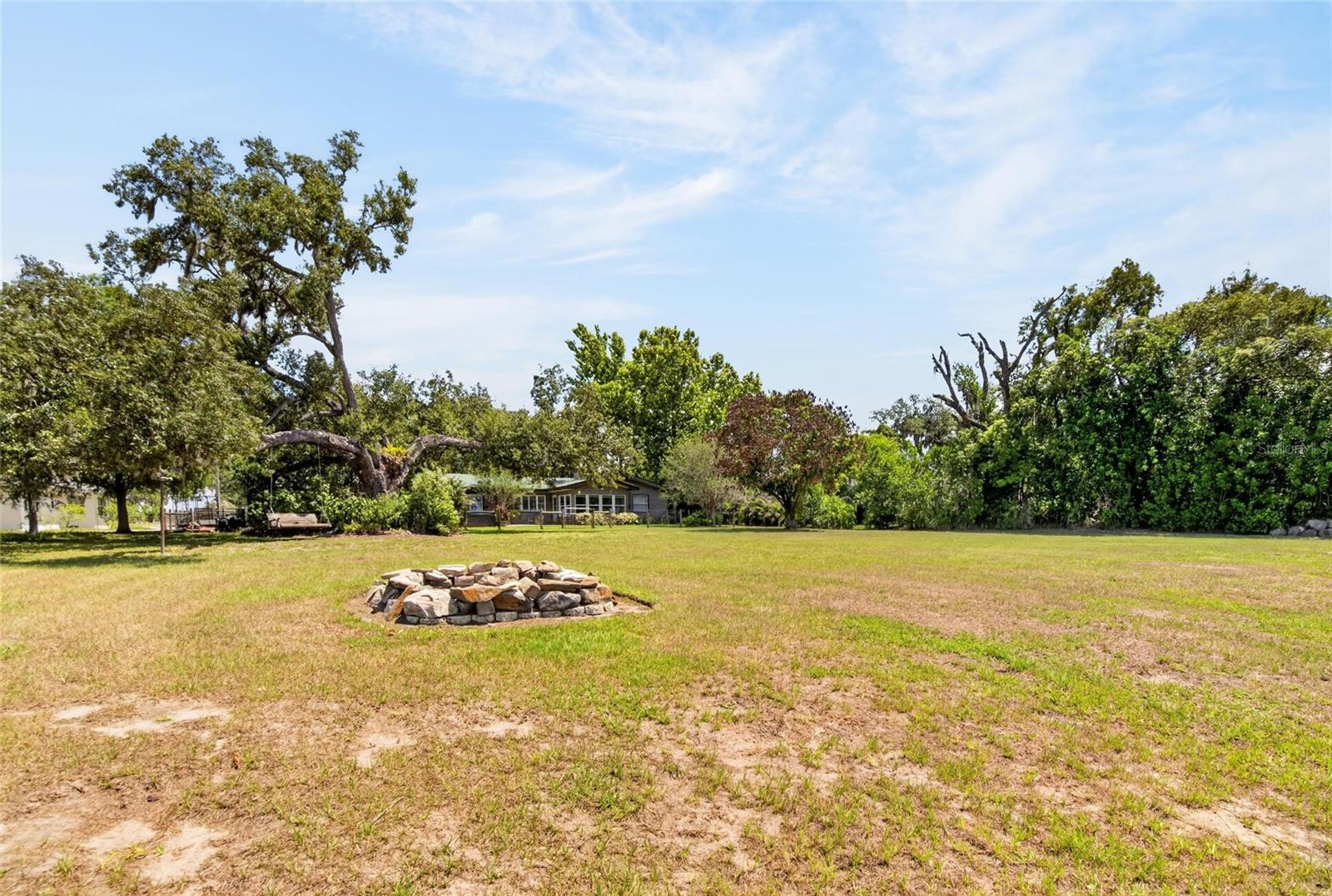Rear of property
