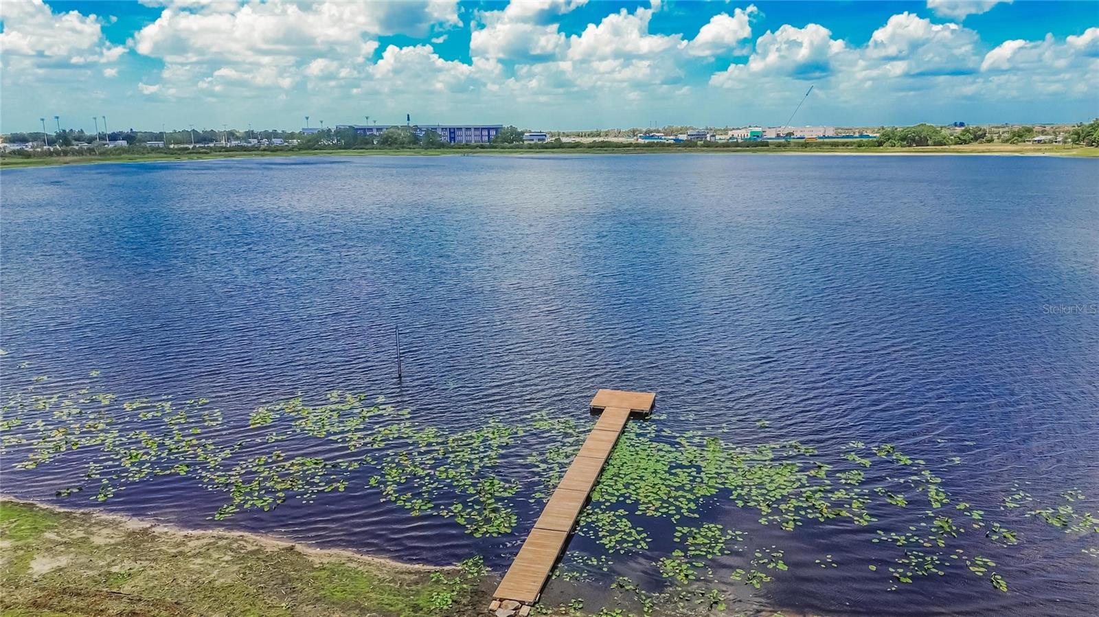 Aerial view dock