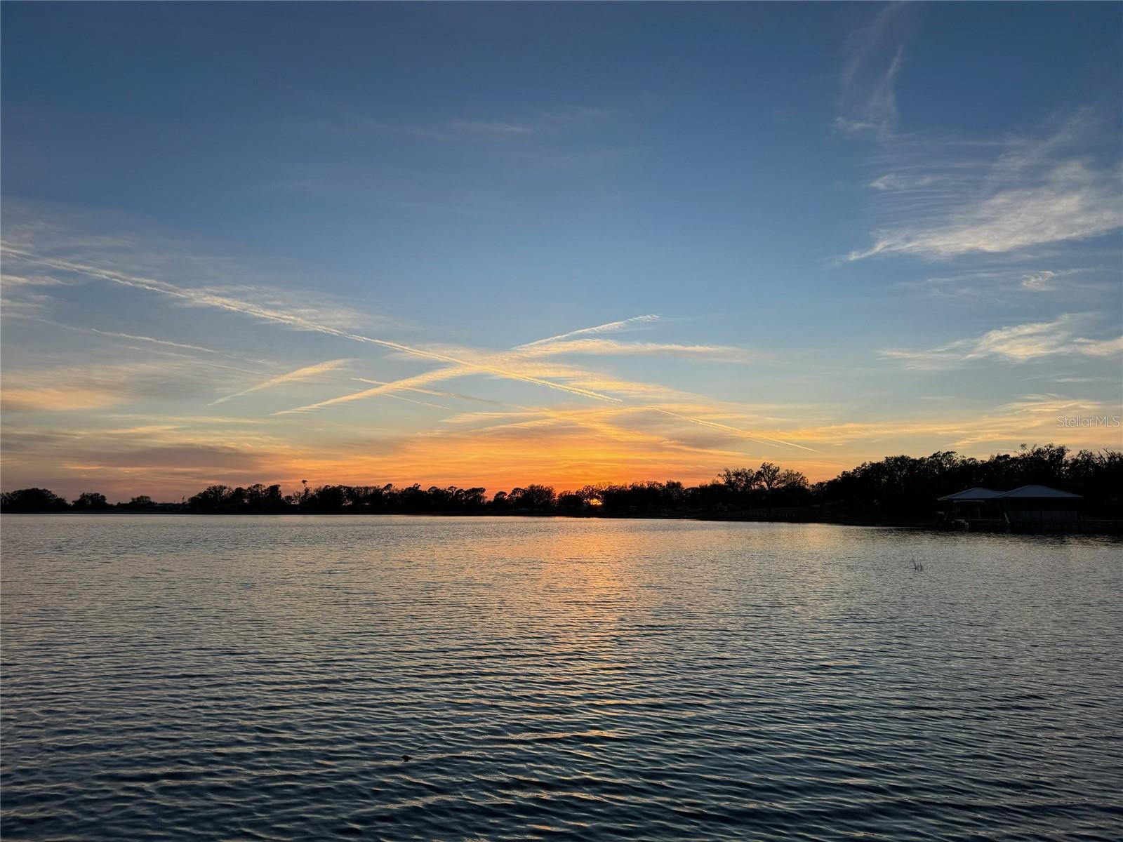 Sunset View of Property