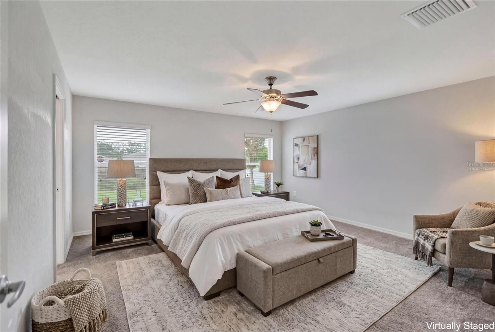 Spacious Primary Suite with Tranquil Views