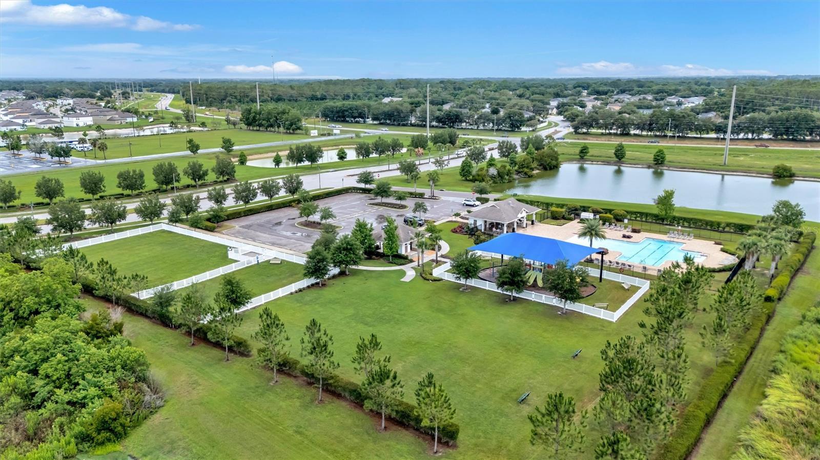 Aerial View of Amenities