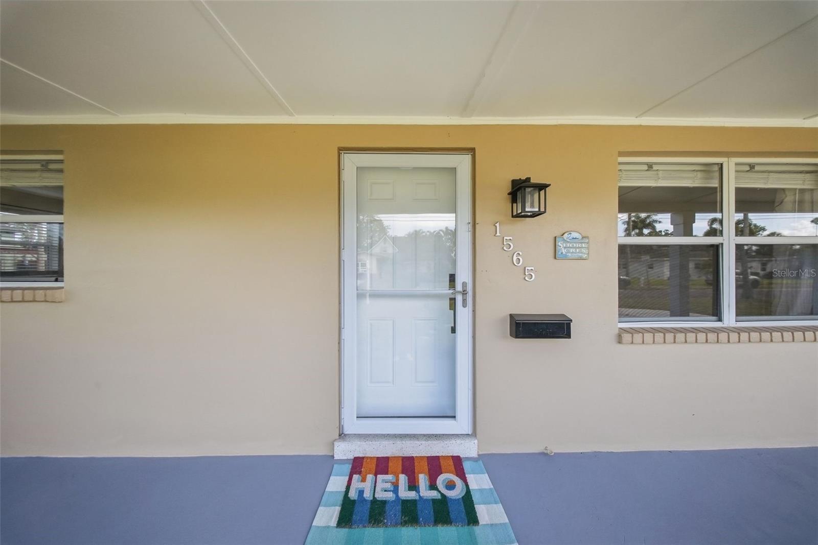 Covered front porch