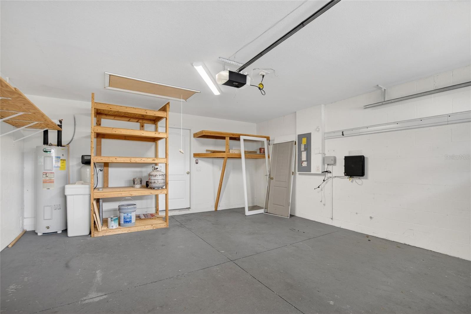 Garage with Water Softener