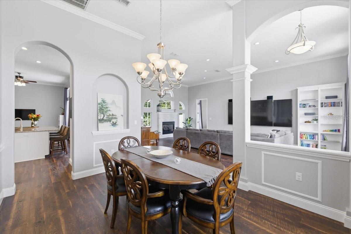 designated dining room space or convert