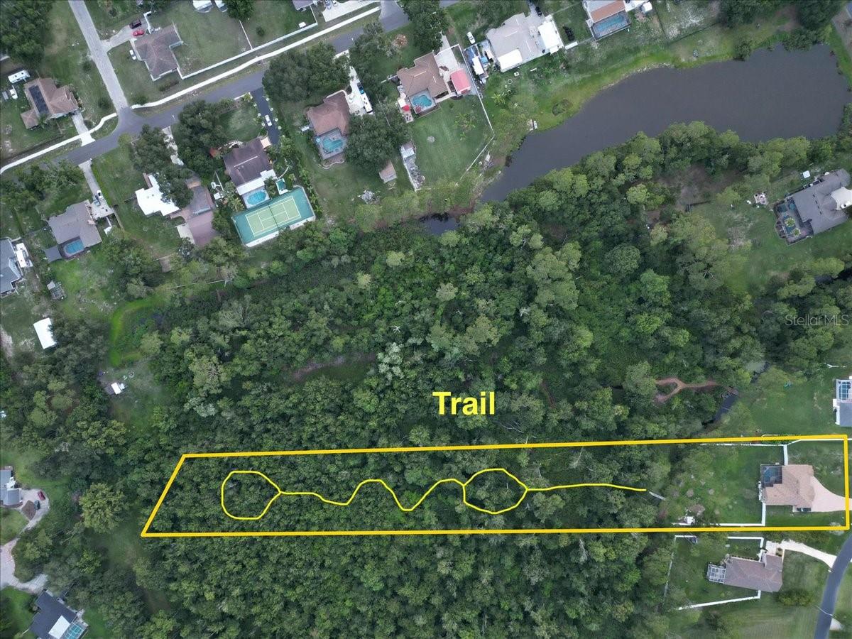 backyard trails! start about 1.1 miles in from the backyard.