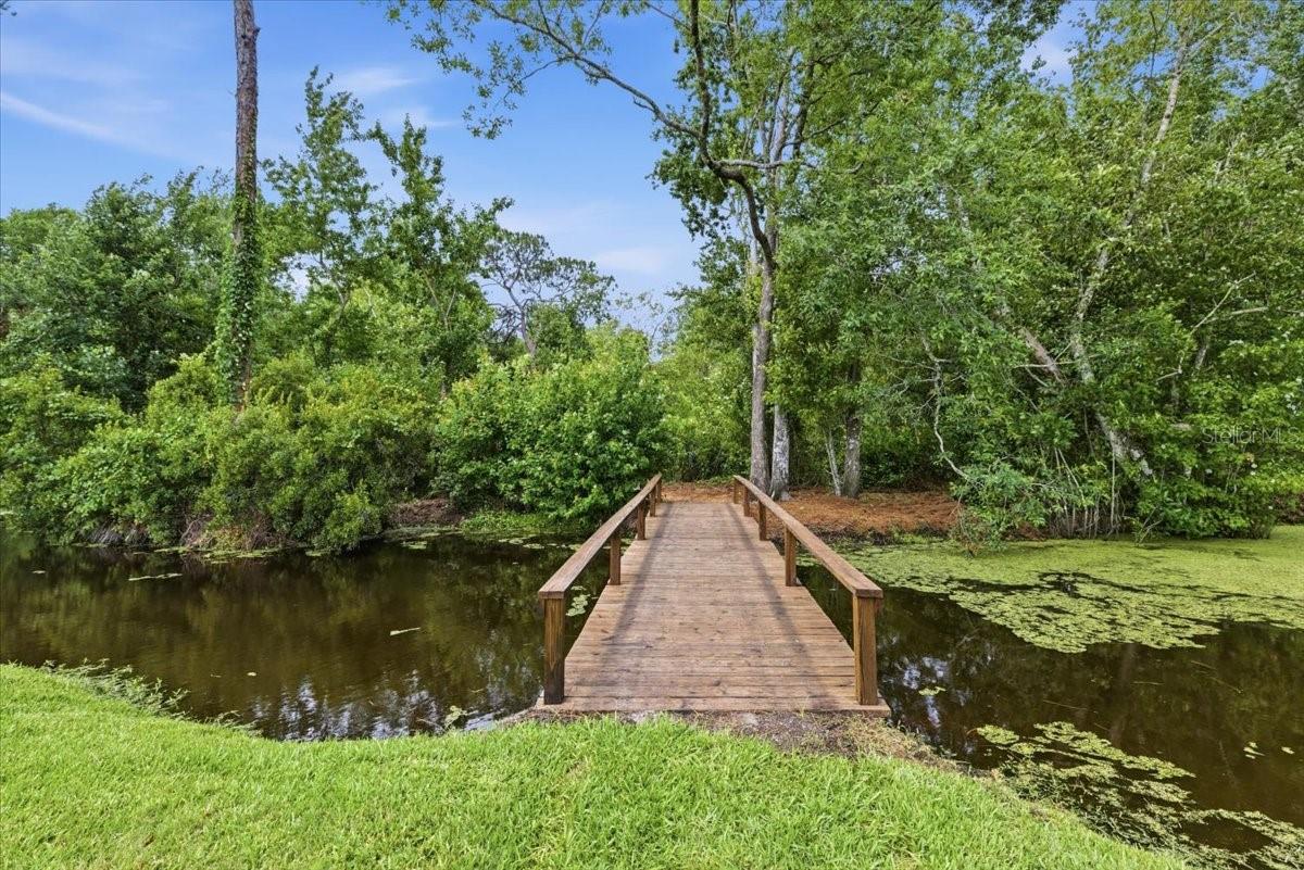 32 ft long custom bridge